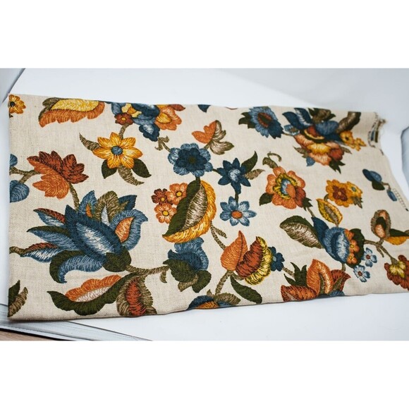 Waverly's Tidewater Collection Fabric 54" x 68" Centerville scotchgard 1.8Yrds. - Picture 1 of 4